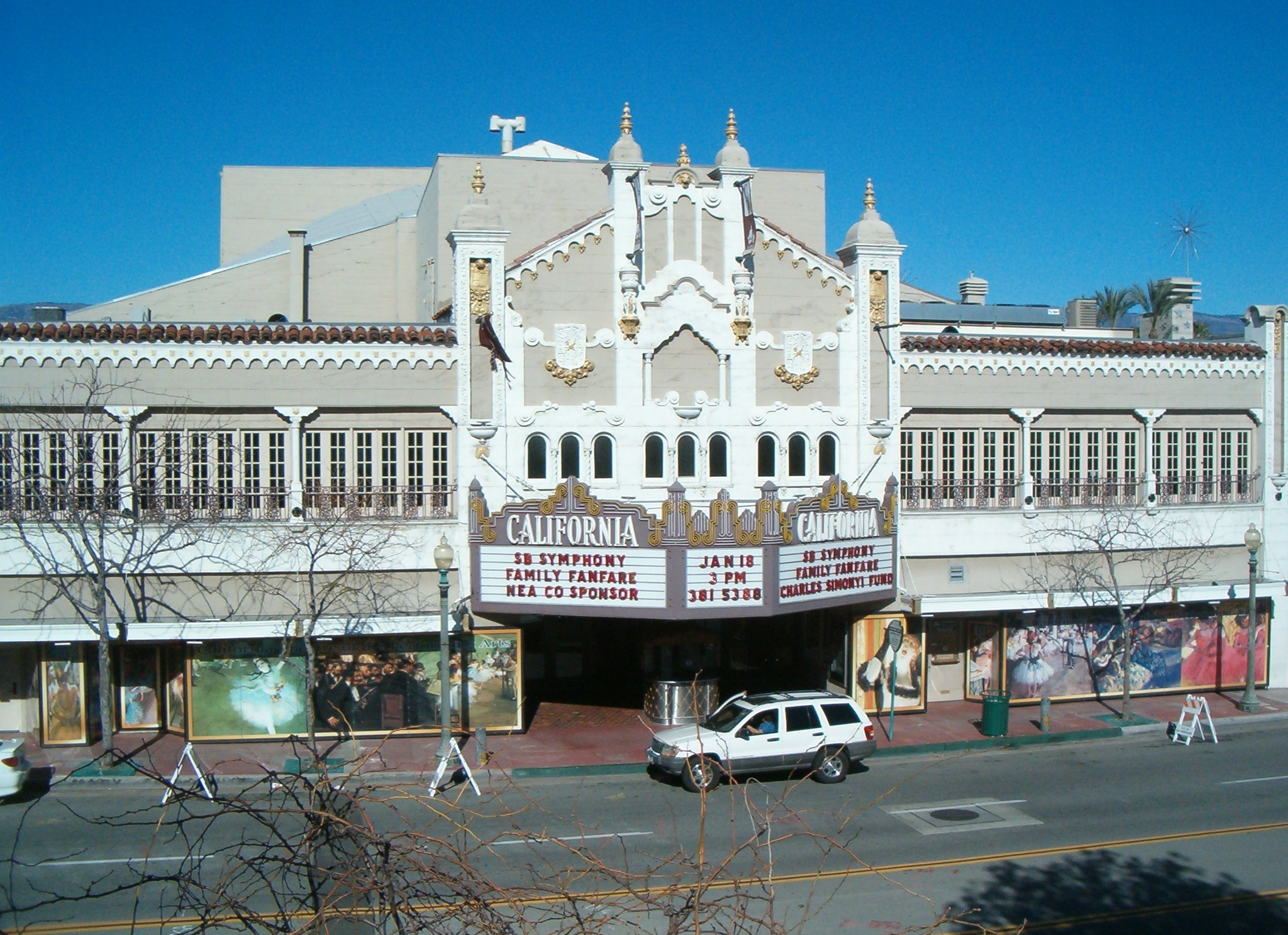Historic California Theatre in downtown San Bernardino