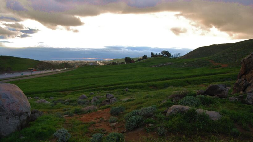 Scenery in the Jurupa Mountains