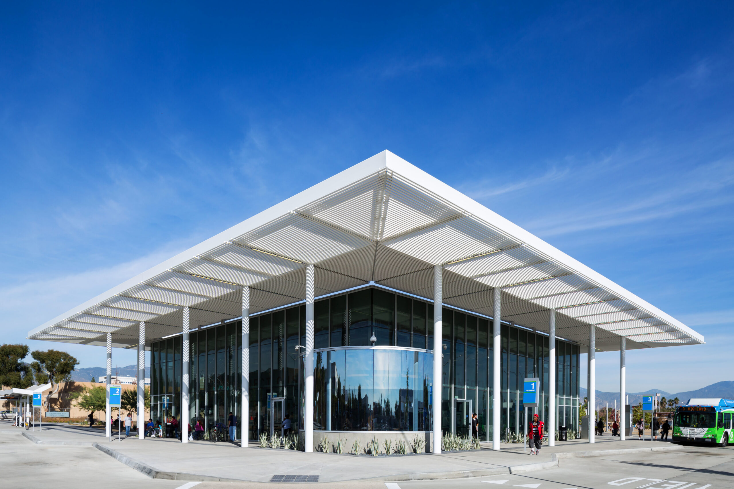 San Bernardino Transit Center, a regional civic and transportation landmark