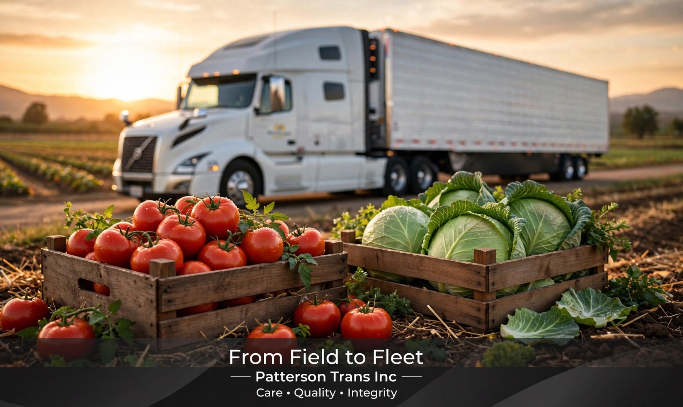 Patterson Trans Inc. refrigerated truck