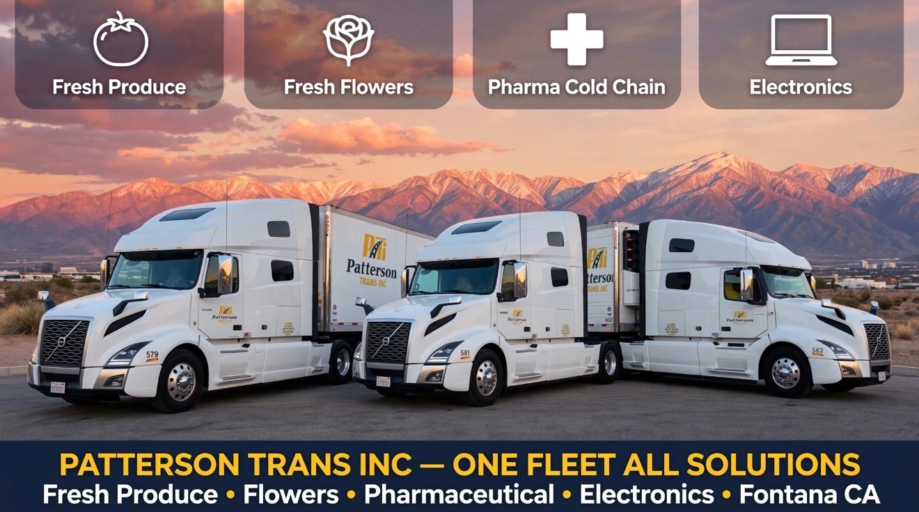 Patterson Trans Inc. refrigerated fleet — one fleet, all solutions