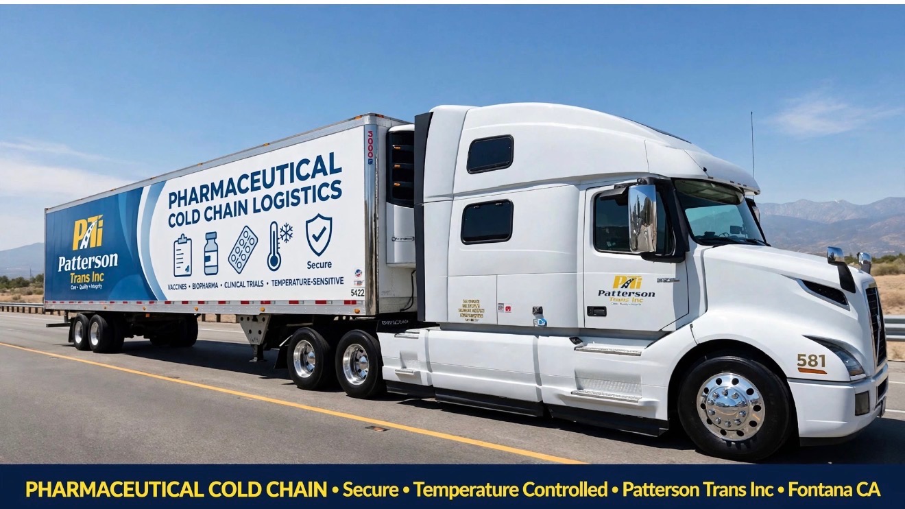 Patterson Trans Inc. refrigerated truck